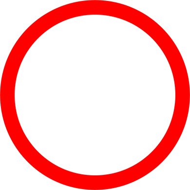 Red circle